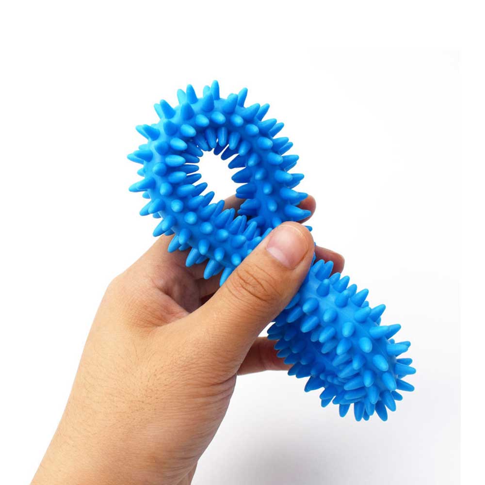 Pet Molar Toys Dog Biting Ring Toy Soft Molar Rubber Dog Toy Pet Bite Cleaning Tooth Toy Pets Tools Increase The Intelligence