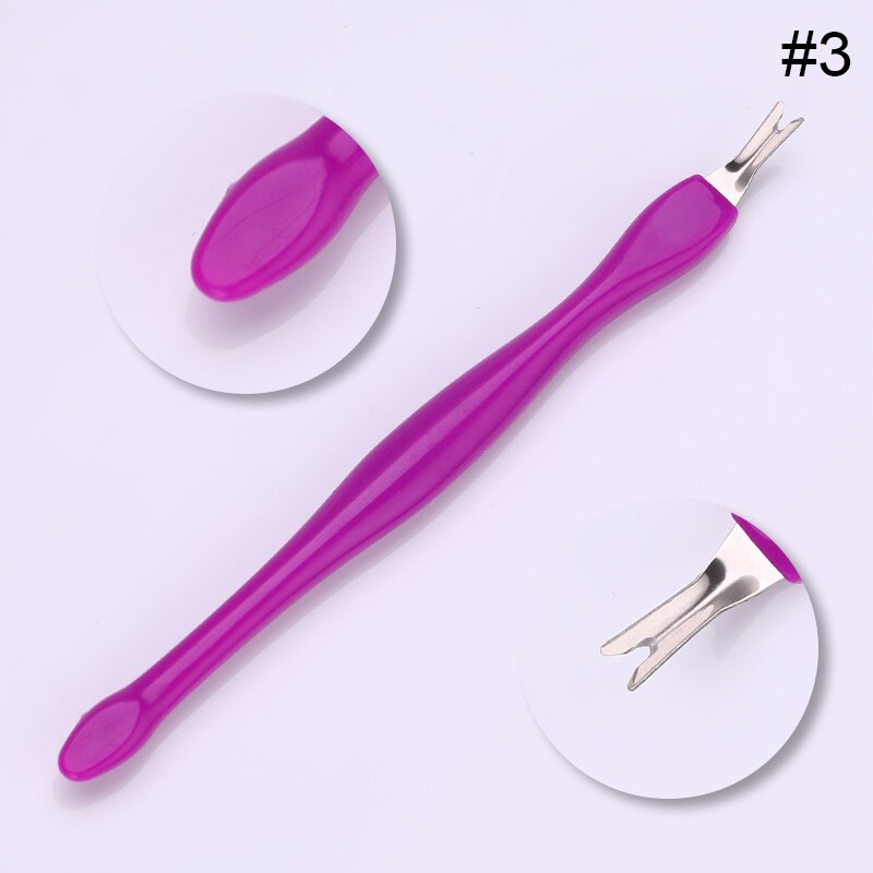 1Pc Tote Haut Entferner Nagel Kunst Gabel Häutchen Entferner Zange Pusher Trimmer Edelstahl Pedikübetreffend NäGel Pflege Nagel Werkzeuge: 3