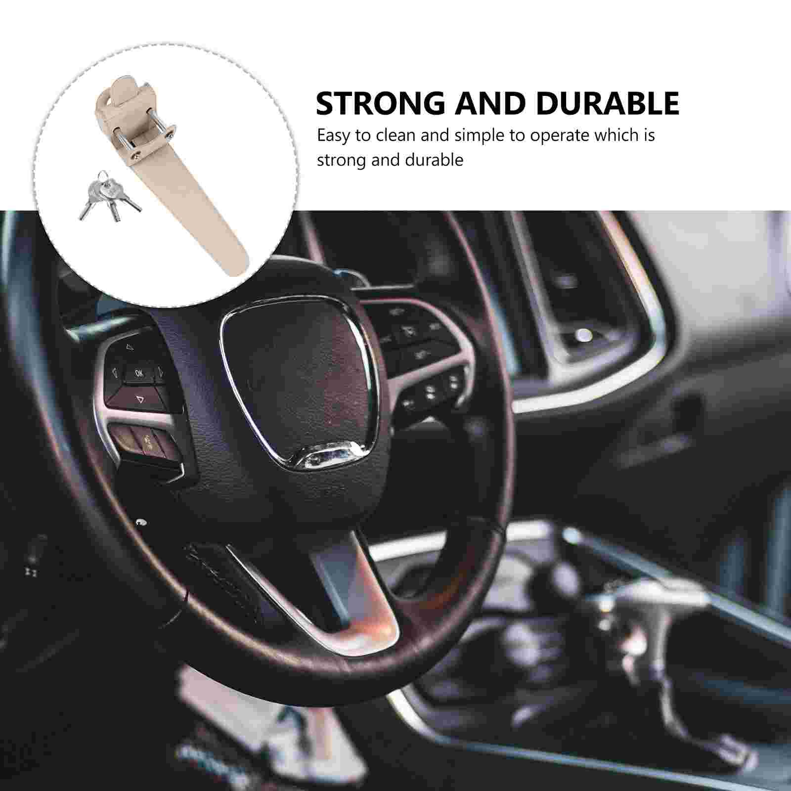 1pc Anti-Theft Car Steering Wheel Lock SUV Lock Truck Steering Wheel Lock