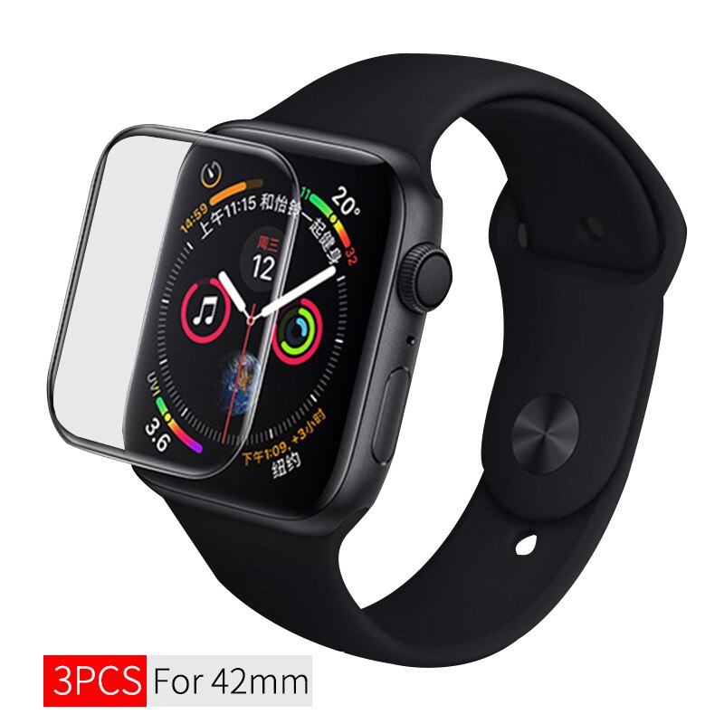 Alpq soft hydrogel full screen protector film til apple watch 38mm 42mm 40mm 44mm screen protector til iwatch series 5 4 3 2 1