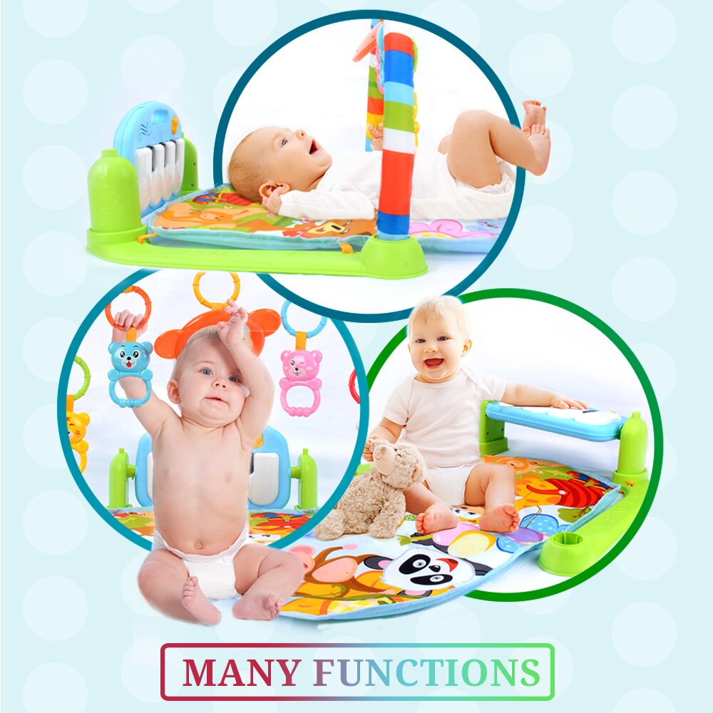 16 Stijlen Baby Muziek Rack Speelkleed Kid Rug Puzzel Tapijt Piano Toetsenbord Zuigeling Playmat Vroege Onderwijs Gym Kruipen Spel pad Speelgoed