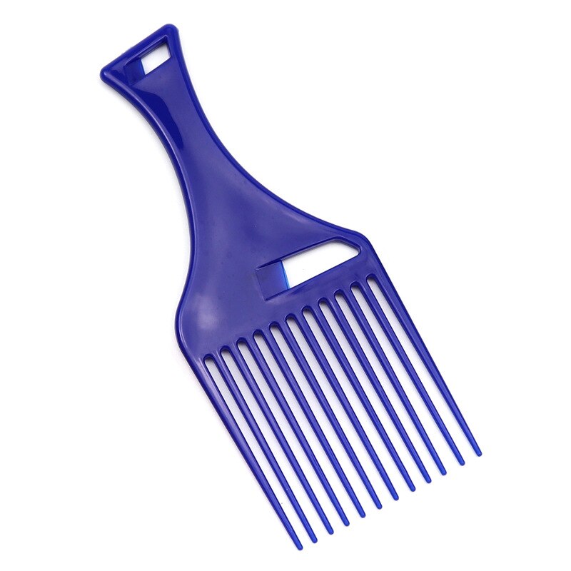 Hollow out cha shu Beauty Tool Pick Comb Make Oil Big Back Head Aircraft Head Modeling cha shu Does Not Damage Scalp: Royal Blue