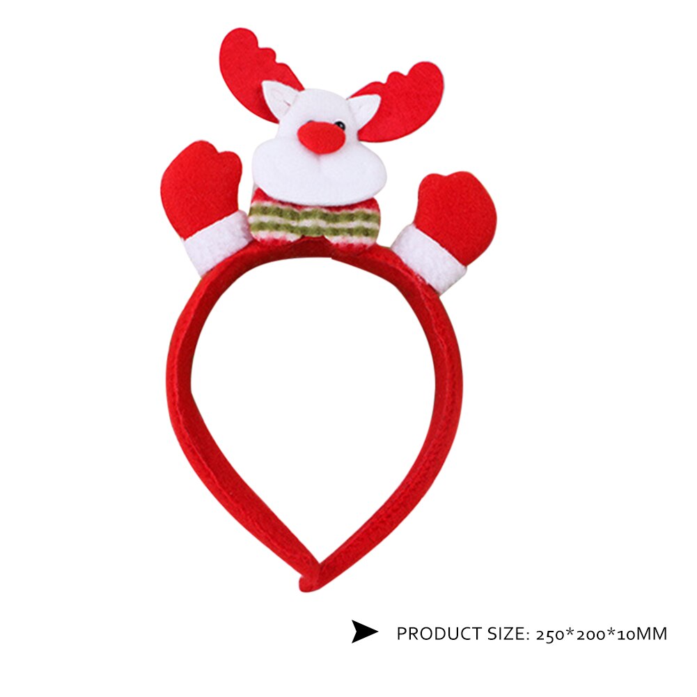 LED Flashing Christmas Hair Band Headband Glowing Xmas Hair Band Headwear Head Buckle Decoration Party Decoration: B