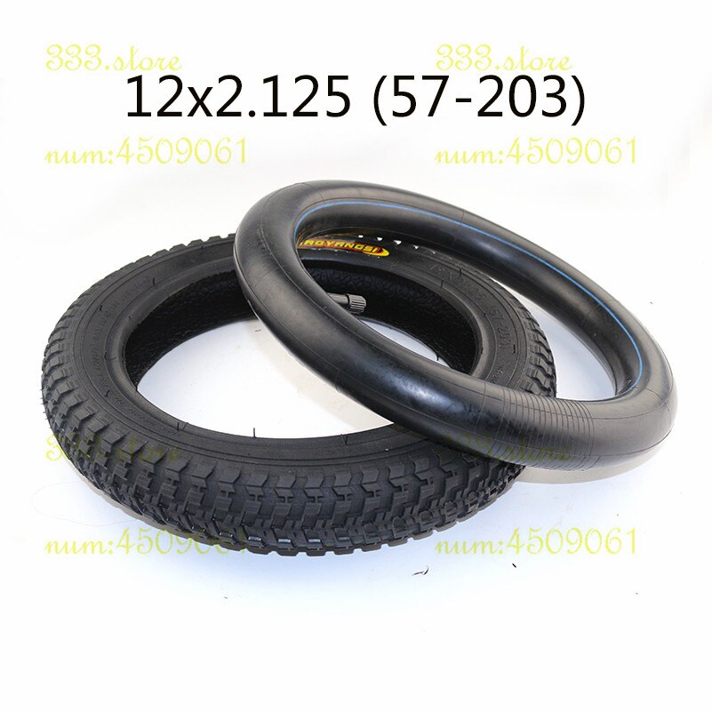 Bike Stroller Urban Electric Scoote Tire Set 12x2.125 Inner and Outer Tire 12*2.125