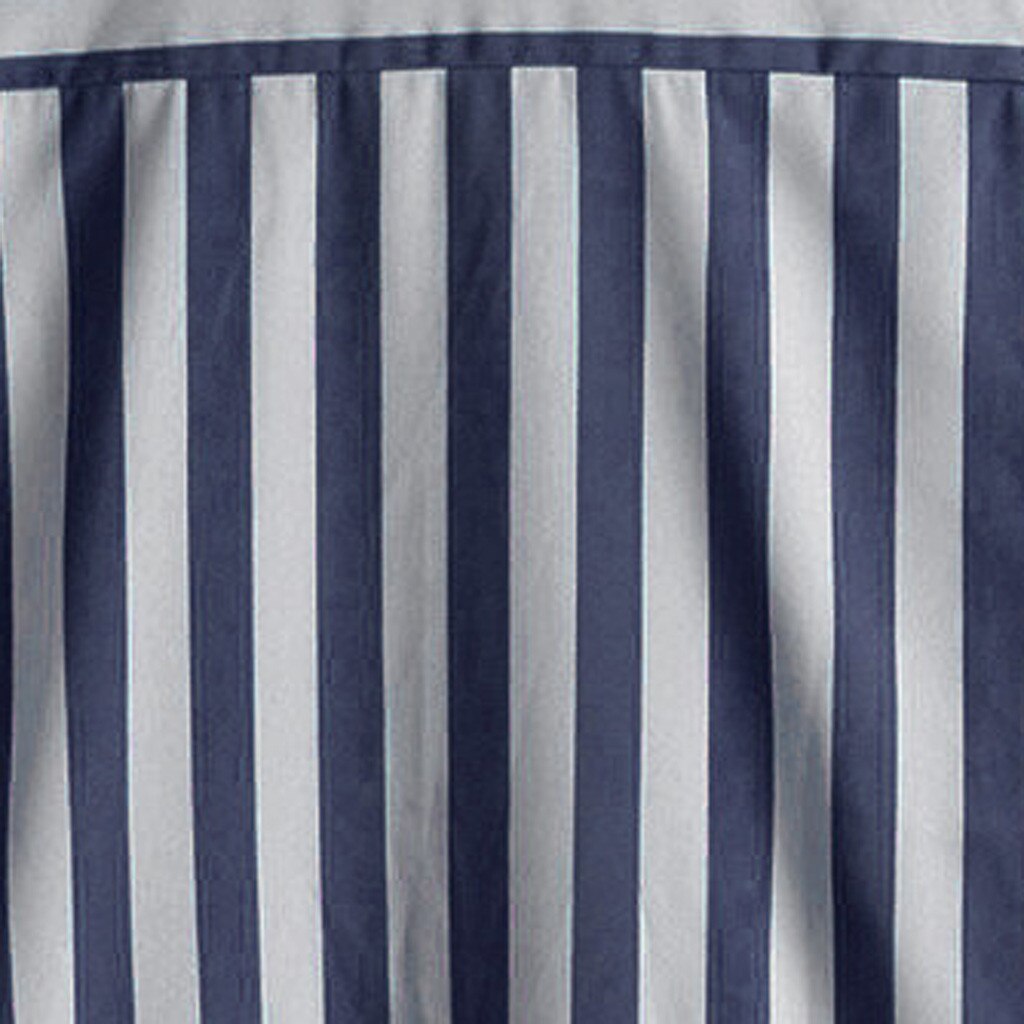 Men Fashio Vertical Striped Slim Fit Long Sleeve Casual Button Down Dress Shirts