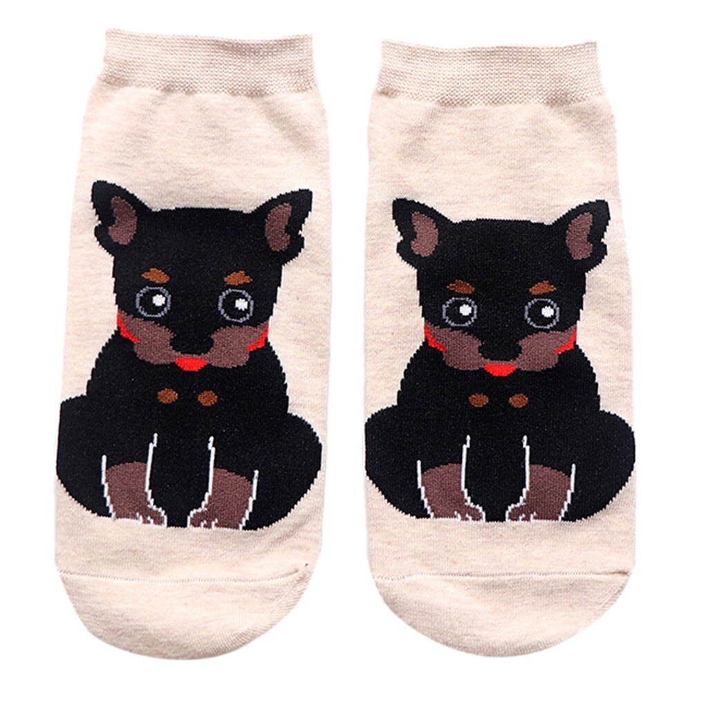 Male and female 3D animal print cartoon socks Summer sport and leisure fitness funny socks Breathable anti-slip socks 40M22