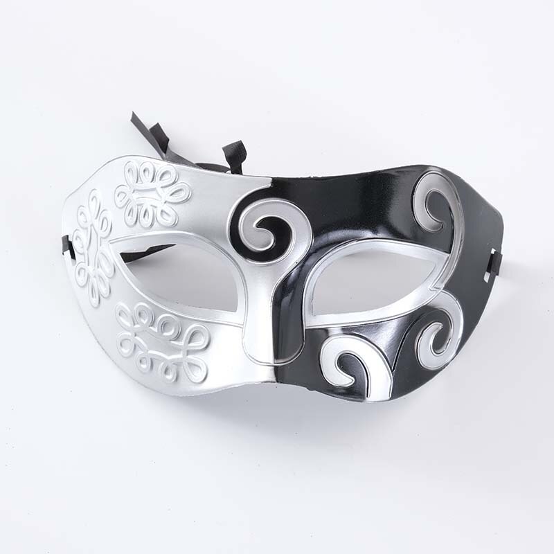 Vintage Zilver Goud Mannen Antieke Gladiator Carnaval Gemaskerd Bal Partij Maskers Cool Retro Mannen Party Maskers: 10