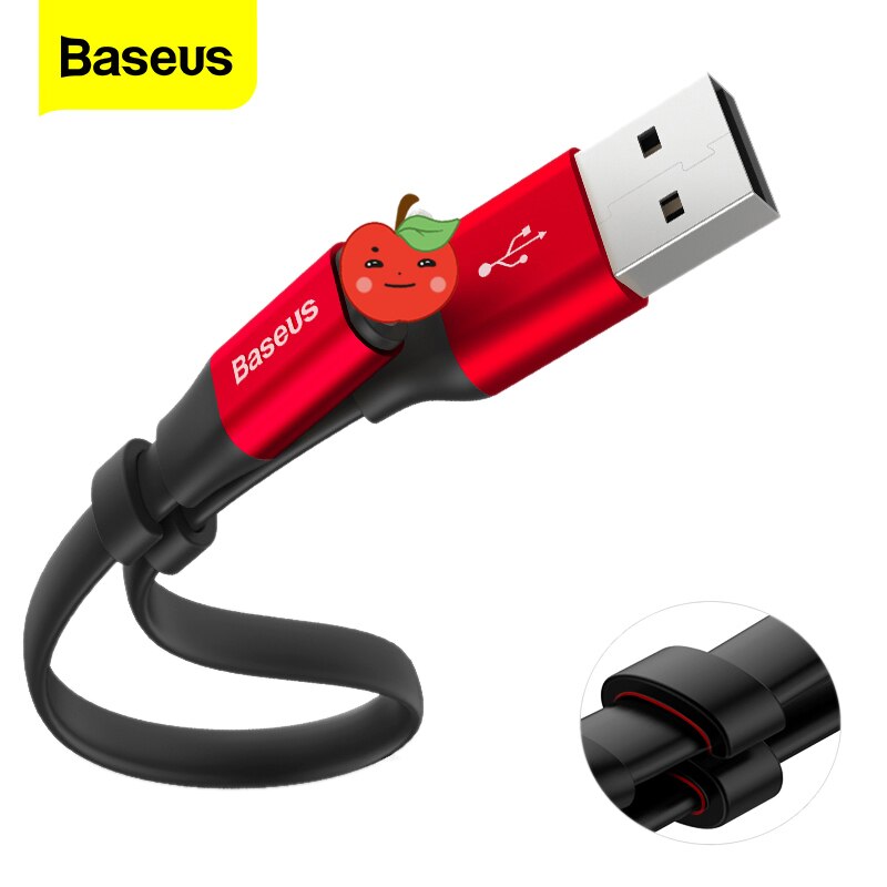Cavo USB portatile Baseus per iPhone 11 pro Max XS Max XR X 8 7 6 6s più 5 se caricabatterie rapido per ricarica dati cavo telefonico cavo telefonico