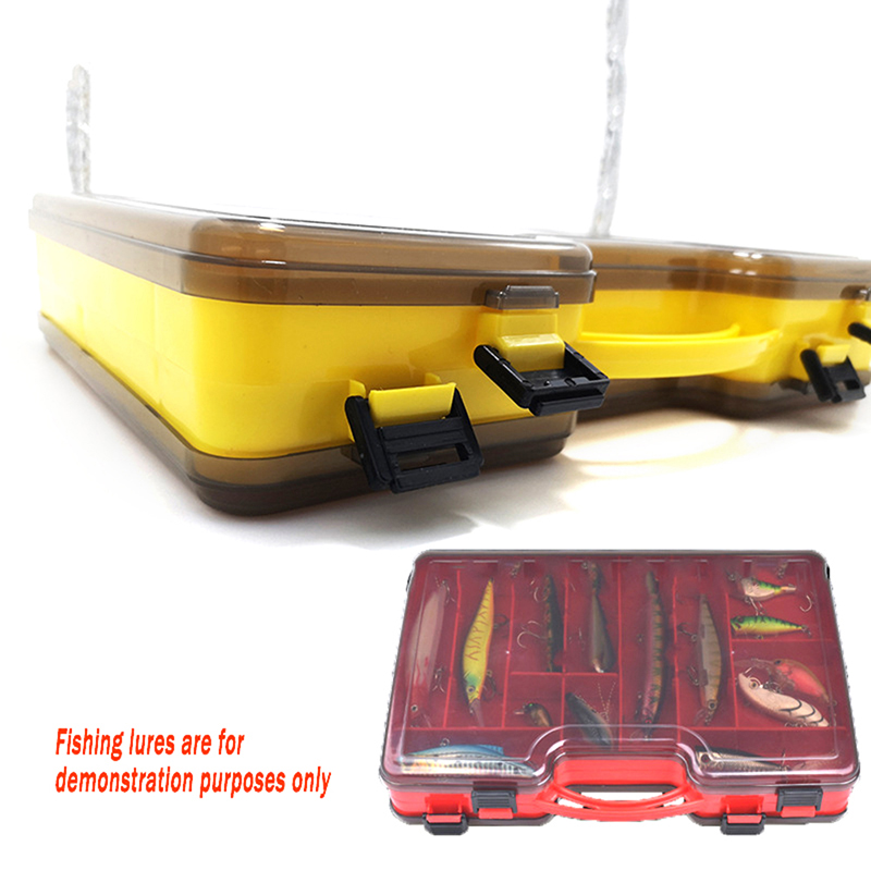 Fishing Tackle Boxes Large Space Double Multi-function Lure Box Free Space