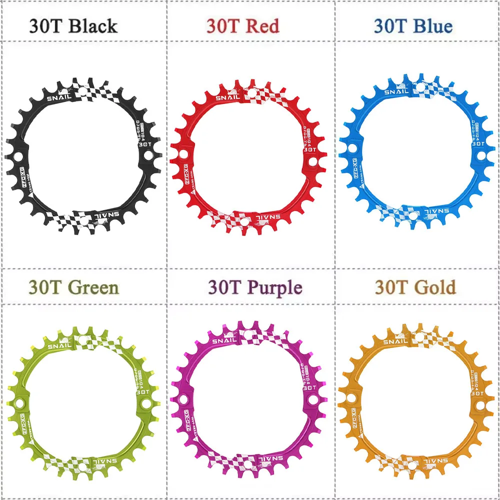 104BCD MTB Fahrrad Kettenräder Kettenblatt 30T Kettenblatt Mountainbike Kurbelgarnitur Zahn Platte Teile Kette Ring Fahrrad Teile