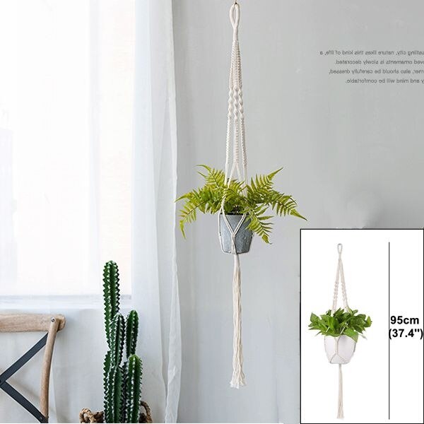 Macrame flower pot makrama macramé macetas colgantes macrame wall hanging planter makramee plant holder hanger