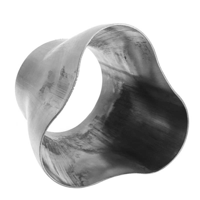 3 Into 1 Exhaust Collector Exhaust Header 1.75in Inlet 2.38in Outlet Universal for Car Modification