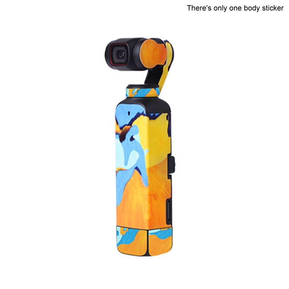 Multifunction Body Stickers Durable PVC Accessories Waterproof With Pattern Protective Film Adhesive For Osmo Pocket 2