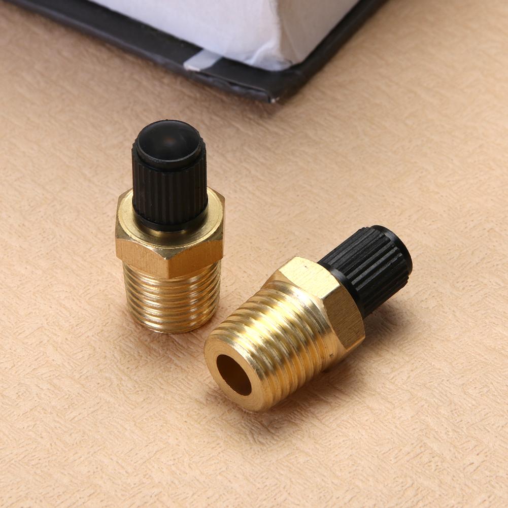 2pcs 1/8in Brass Tire Tyre Air Compressor Tank Fill Valves for Dunlop Valve Car Accessories