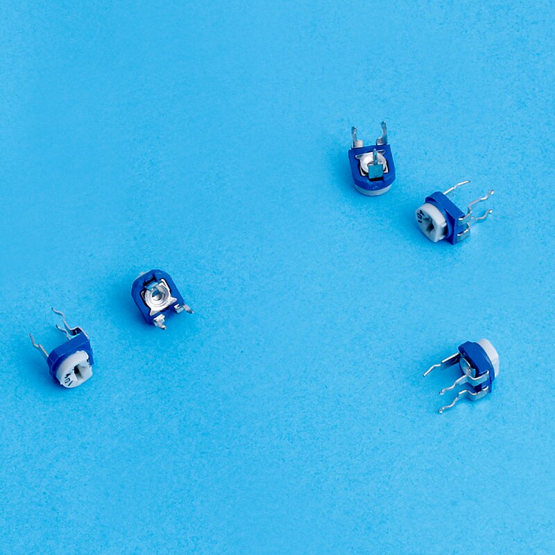 5 Potentiomètres Variables Ronds 0-100 - Neufs, Pour Contrôle Cadran, Générique