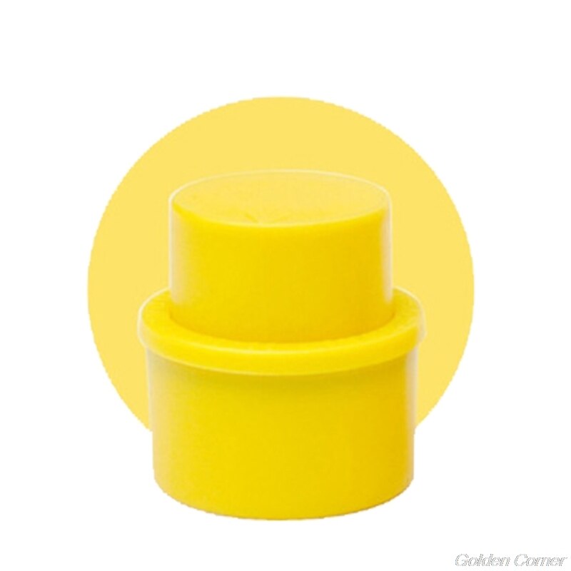 Bouchon de boisson sous vide gonflable scellant souple boisson pétillante boisson gazeuse bouchon de bouteille économiseur D25 20 directe: Yellow