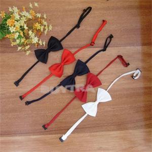 Corbata de niño roja negra Linda pajarita para niños tipo mariposa