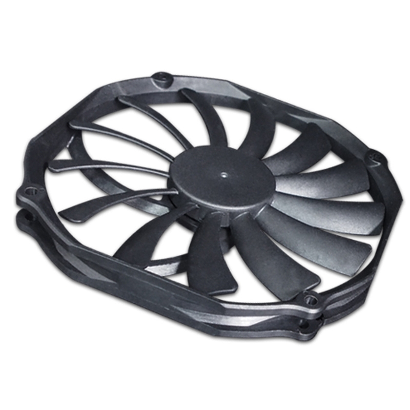 Ultra Thin 140mm Efficient Cooling CPU Cooler Fan 300-1100RPM 12V 4Pin High Speeed Silent Radiator Chassis Cooling Fan