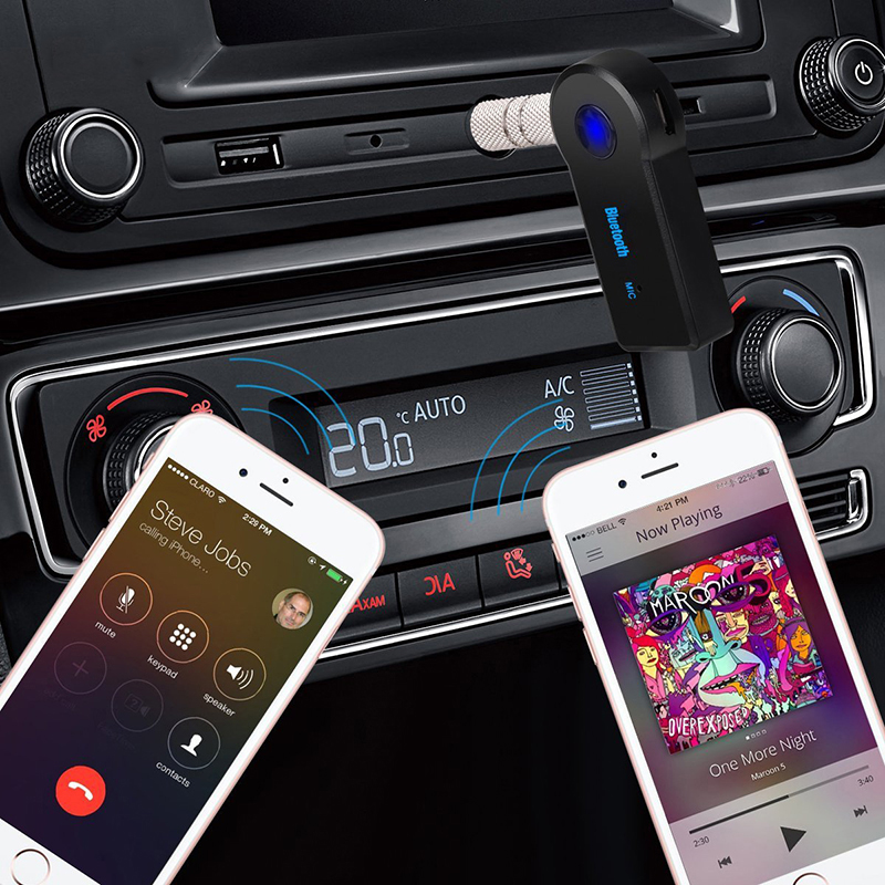 2 In 1 Draadloze Bluetooth 5.0 Ontvanger Zender Adapter 3.5mm Jack Voor Auto Muziek Audio Aux A2dp Koptelefoon Ontvanger handsfree