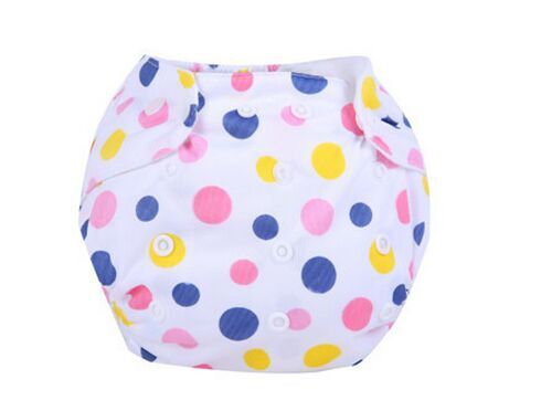 10 teile/los Baby Windel Waschbar Lernen Hose wiederverwendbar Windeln Changeing Baumwolle Anzug 8-13kg: rosa punkt