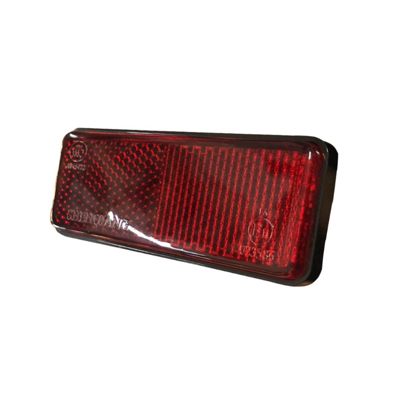 Moto vélo Scooter Quad Rectangle rouge plaque réfléchissante réflecteur d'avertissement