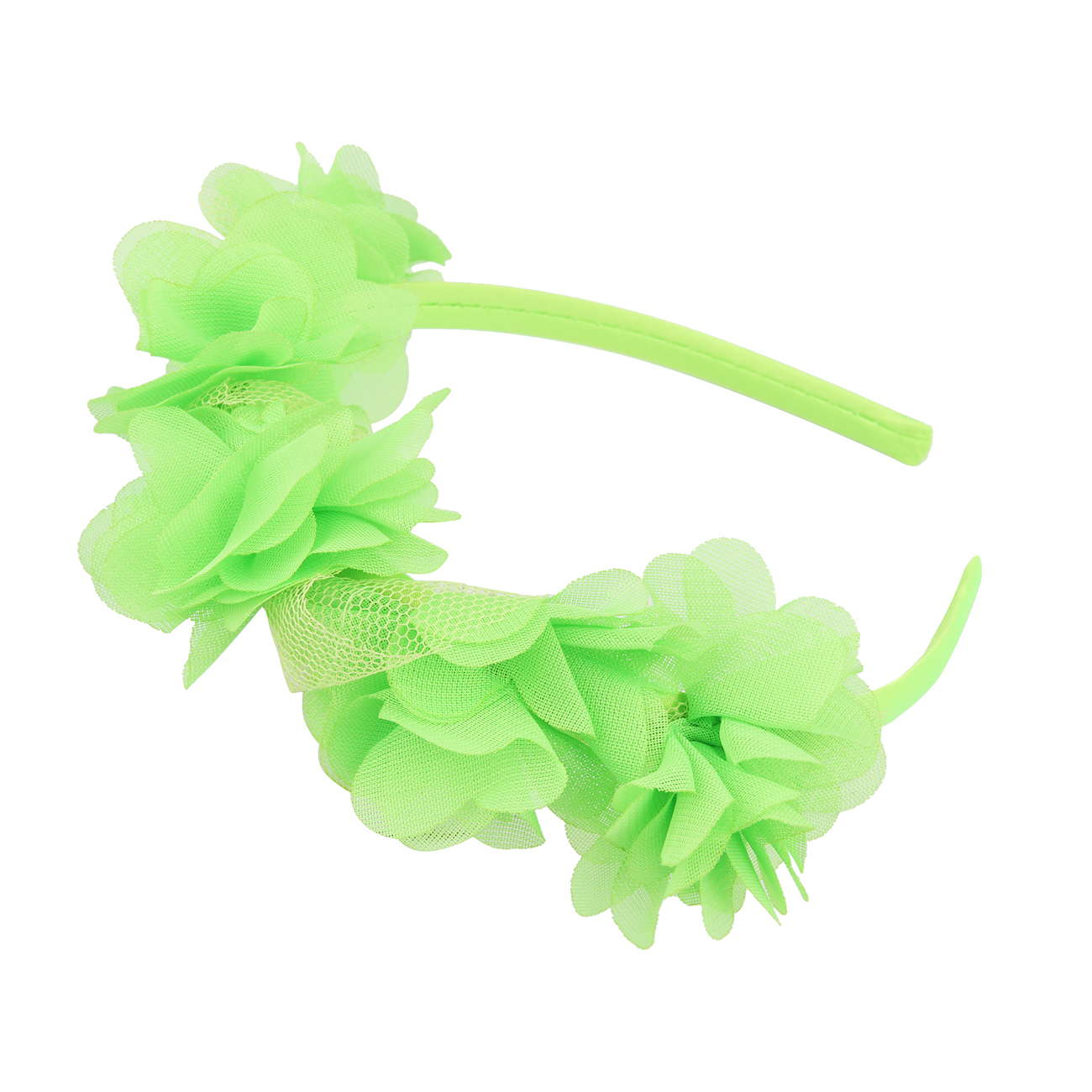 Simulation Flower Headband Girls Simple Sweet Flower Headband Children's Small Cute Headband Headwear: black