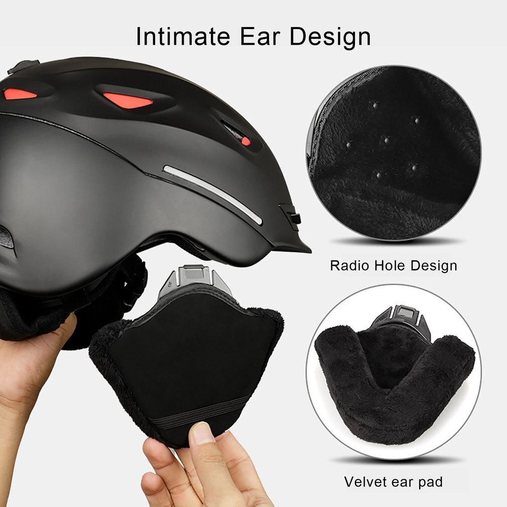 Cascos de esquí duraderos para adultos cascos de esquí portátiles cascos de Snowboard equipos de esquí de ropa deportiva al aire libre