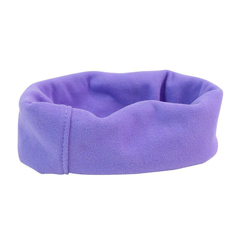 Cache-oreilles de toilettage pour chien, couvre-oreilles doux et , anti-bruit, couvre-oreilles en tissu, chapeau coupe-vent, accessoires pour animaux de compagnie, directe: Violet / S