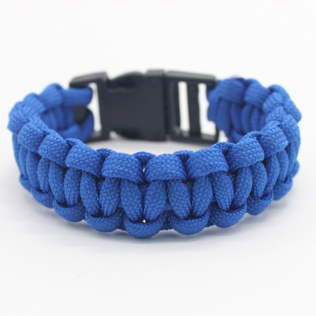 7 Cord 550 Paracord Survival Emergency Armband Verstelbare Handgemaakte Weven Armband Voor Camping Wandelen Surivival Accessoires: 01