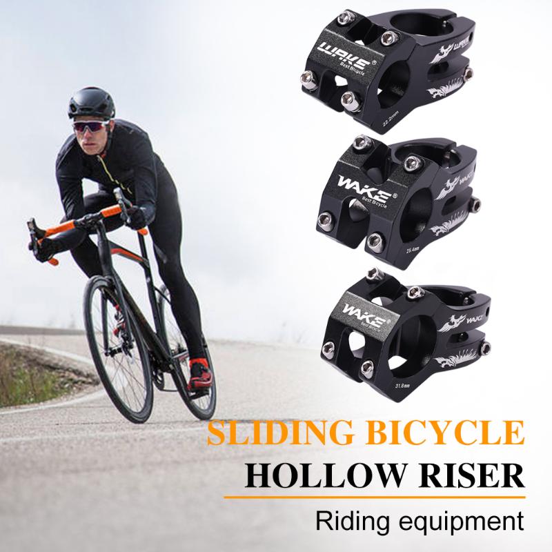 2020new WAKE Bicycle Stem Aluminum Alloy Short Handlebar Stem Riser Fixed adjustable Balance Walking MTB Bike Stem Bicycle Parts