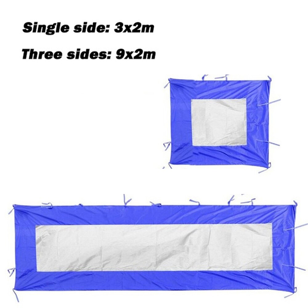 Outdoor Waterproof UV Protection Tent Shade Camping Sunscreen Canopy Awning Top Cover Side Wall Replacement Accessories Tools