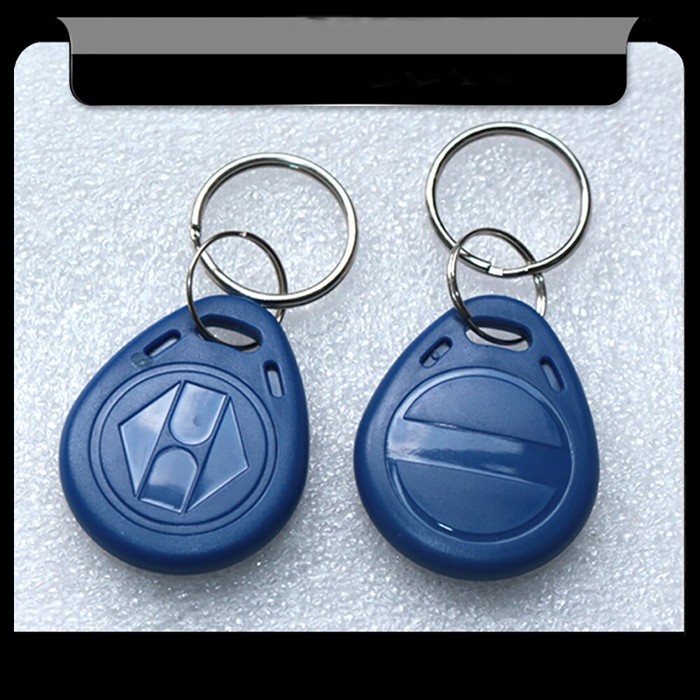 Porte-clés EM4305 125Khz, 10 pièces, copie inscriptible, identification EM, étiquette RFID, anneau, accès au jeton de proximité, copie: Blue