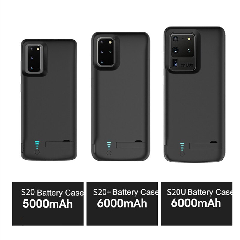 6000mah Battery Case For Samsung S20 Ultra Portable Ultra-thin Powerbank Charging External Case For Samsung Galaxy S20 Plus