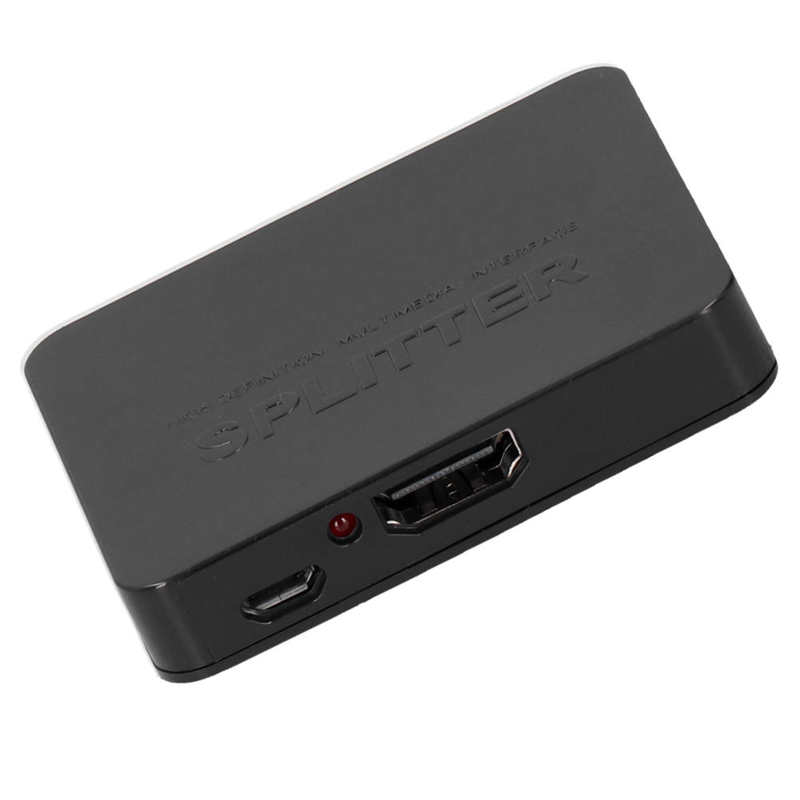 1 Input 2 Output Splitter 1 Input 2 Output ‑Compatible Splitter Adapter for Projector for Multimedia