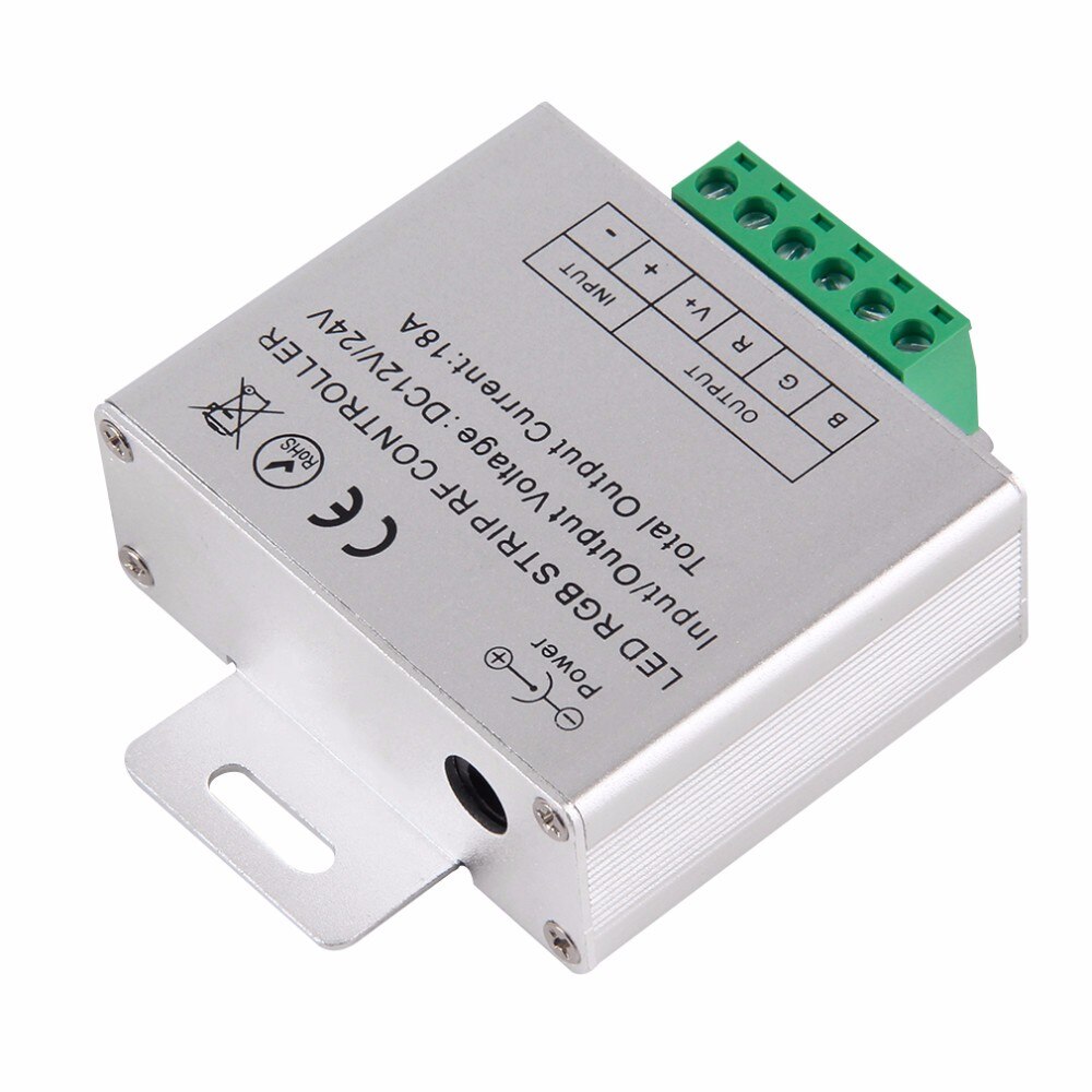 RF Remote RGB Controller DC 12/24V 18A LED Strip Color Console Touch Remote For 5050 2835 RGB LED Strips