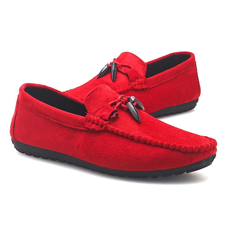 Män fritidsskor män skor mocka man loafers mockasiner hombre slip on herr lägenheter loafers manskor skor vuxen