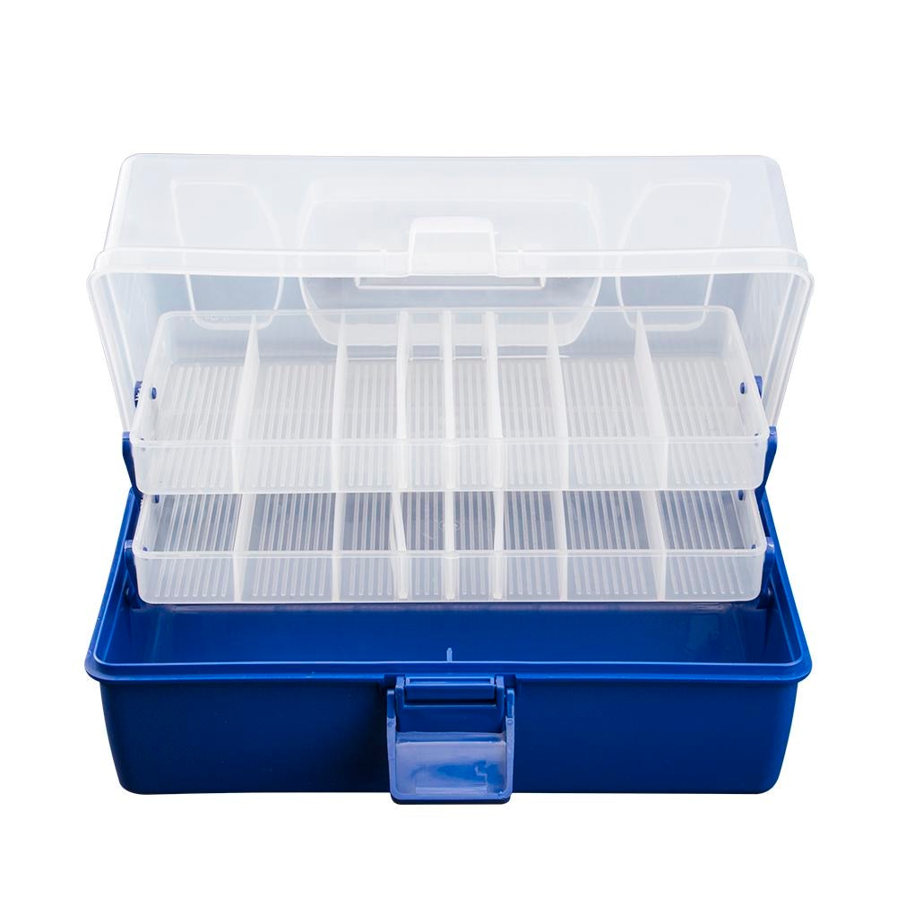 Waterproof Multi Layer Fishing Tackle Box Fly Fishing Storage Case Portable Fishing Gear Storage Box Strong Corrosion Resistant