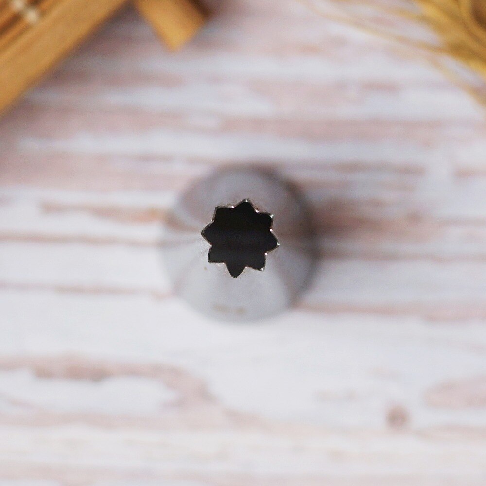 #21 Small Size Open Star Icing Piping Tips Nozzle Cake Decorating Tip Stainless Steel Baking Tools For Cakes Bakeware