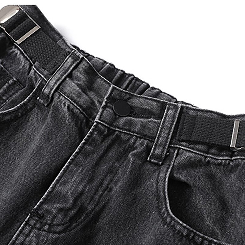 Calças de brim azuis 2020 outono casual calças de perna larga cintura solta e fina harem calças fashionwomen calças tendência