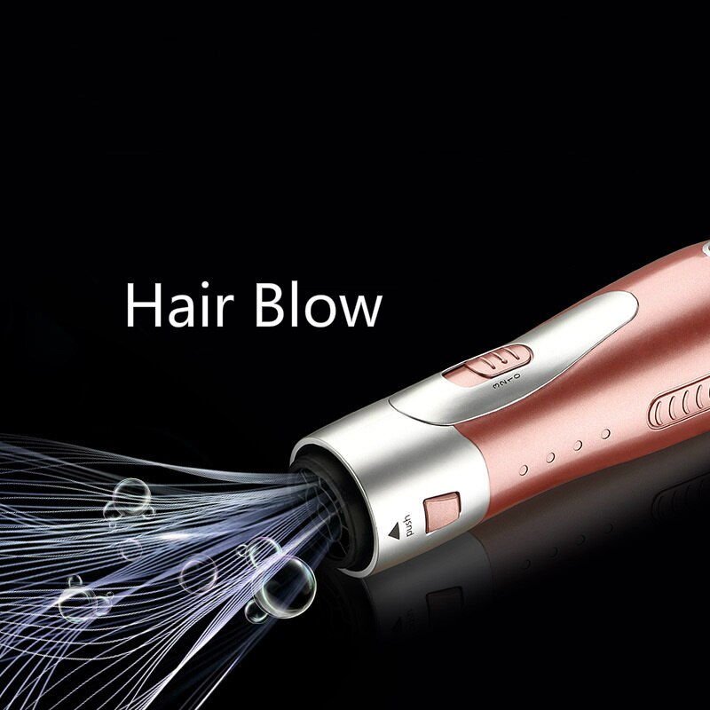 O transporte da gota 3 em 1 pente de ar quente secador de cabelo escova multi-funcional íon negativo modelador de cabelo alisador escova quente cabelo styler