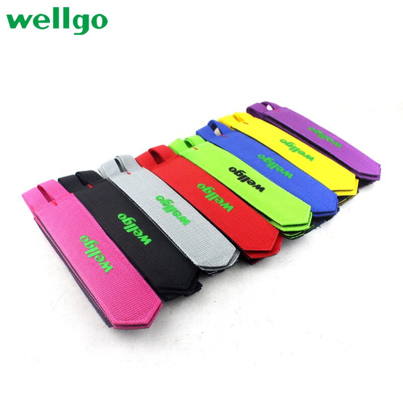 1 paire de sangles de pédale de vélo en Nylon Wellgo, ceinture à Clip d'orteil pour vtt, bande de pédale de vélo de route de montagne, sangle de pédale de cyclisme à engrenage fixe