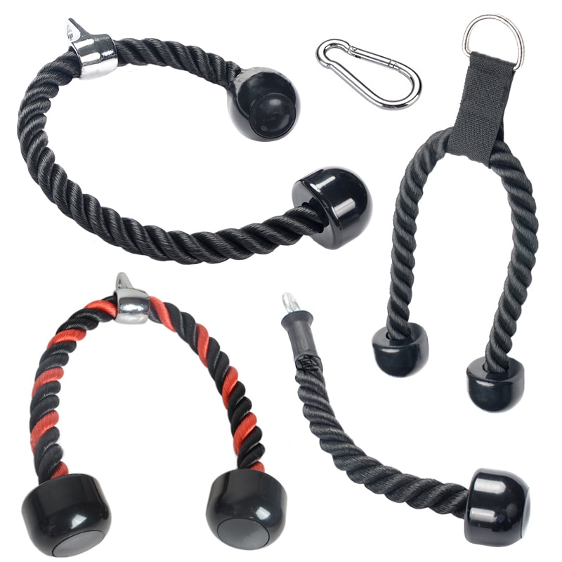 Fitness Lat PullDown Corde Triceps Push Up Poulie Câble Machine de Fixation Robuste Cordon D'accroche pour Gymnastique À La Maison L'aviron Poids L'exercice