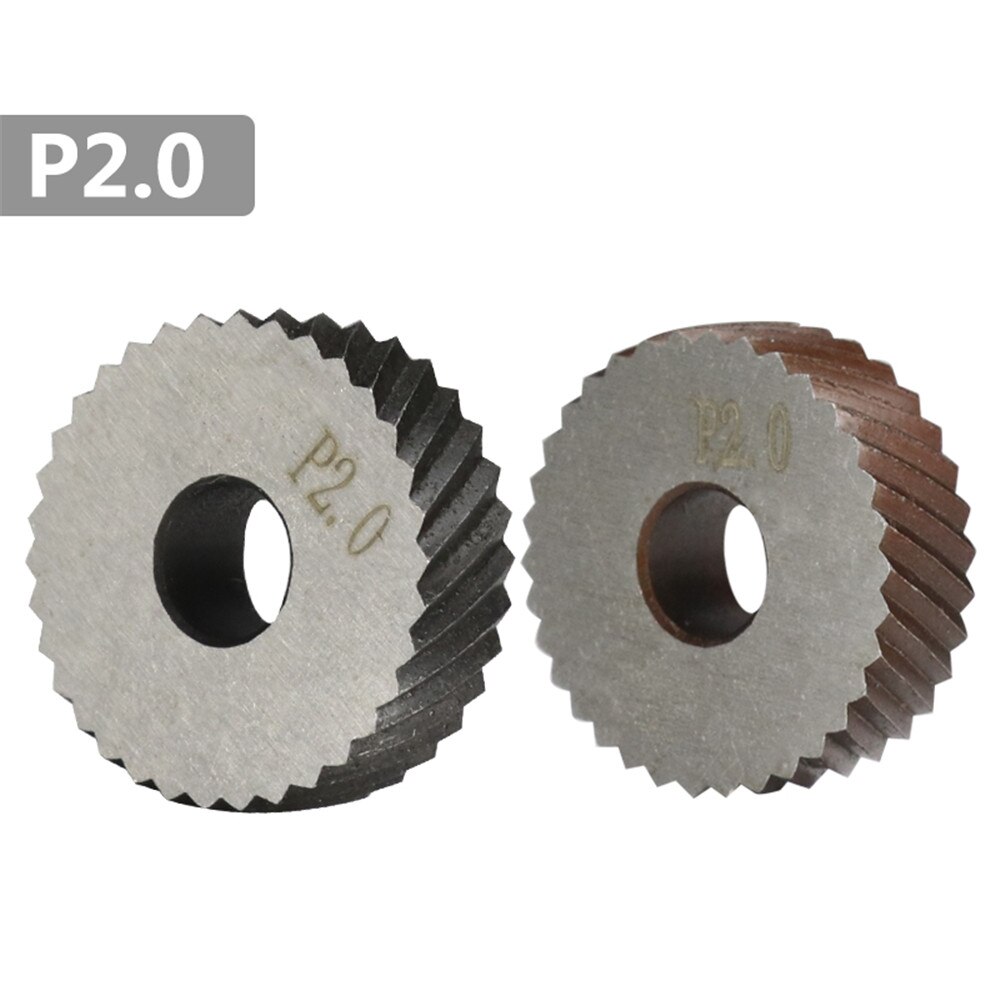 2 pcs 2.0mm metal lathe wheel knurling tools diago... Grandado