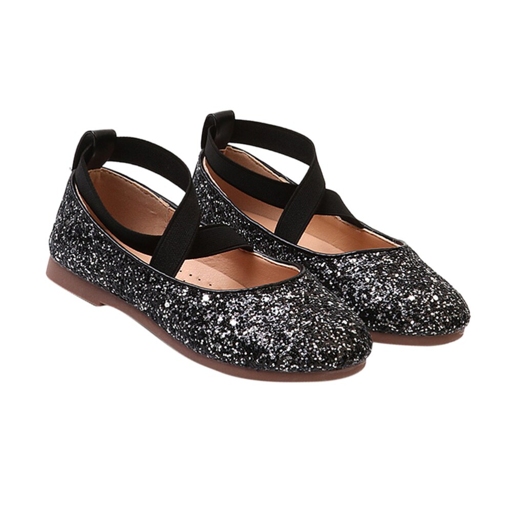 1 Pair Dance Shoes Cross Elastic Band Shoes Ballet Shoe Dance Shoes for Dance: Black 1