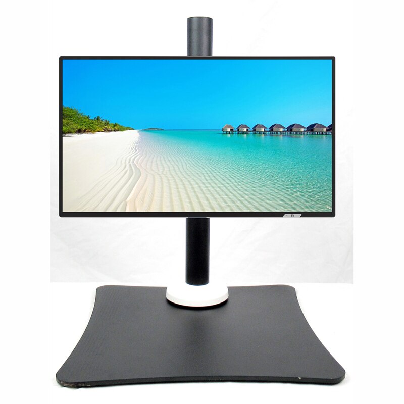 DL-T300-140 pivot rotate Big base steel 10&quot;-27&quot; monitor stand lcd monitor mount bracket 10kg computer desktop stand
