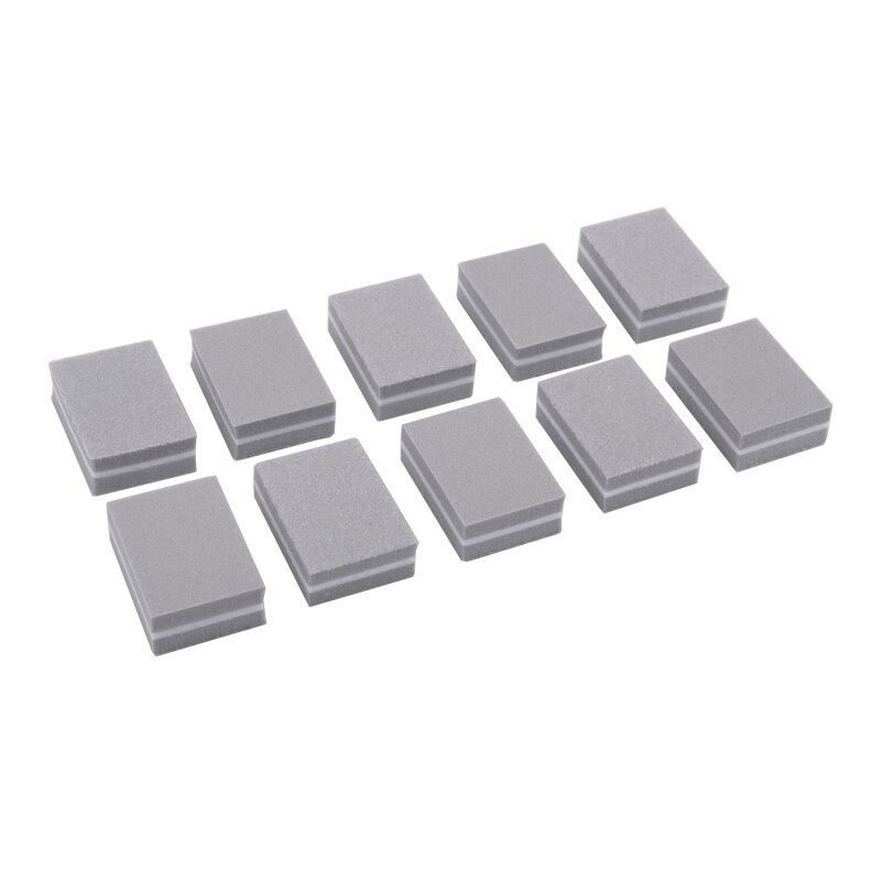 20pcs/lot Sanding Block Nail File Gray Mini Sponge Nail Polish Files Pedicure Manicure Nail Accessories Tools