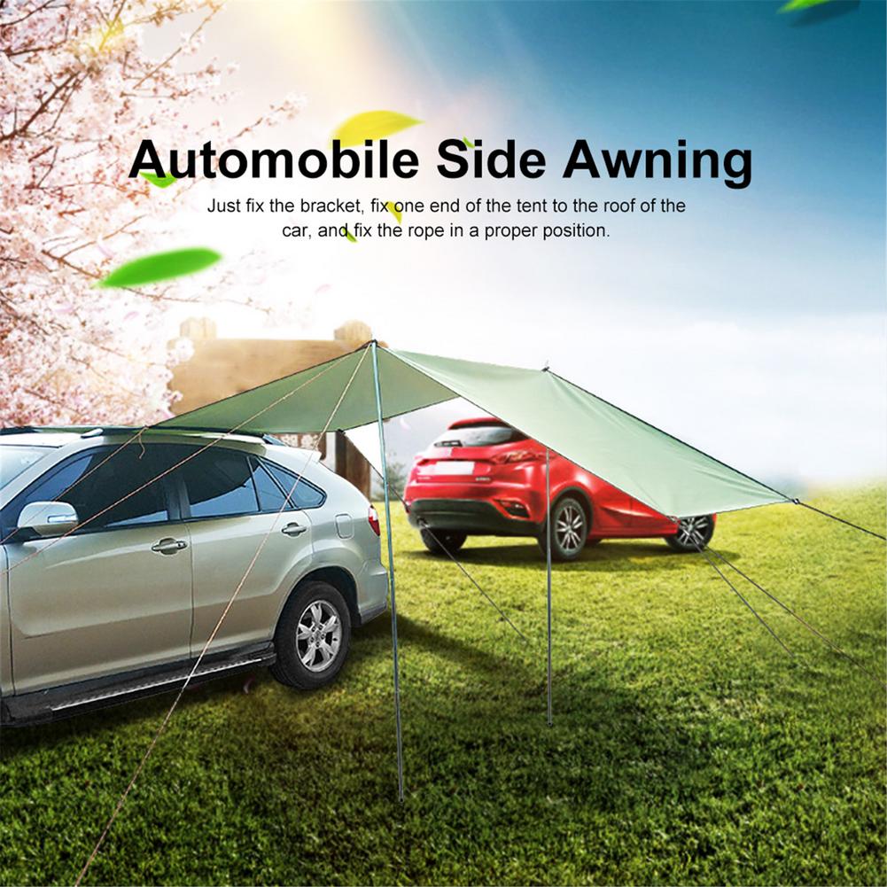 Auto Onderdak Schaduw Camping Side Auto Dak Tent Luifel Waterdicht Uv Draagbare Camping Tent Automobiel Rooftop Regen Luifel