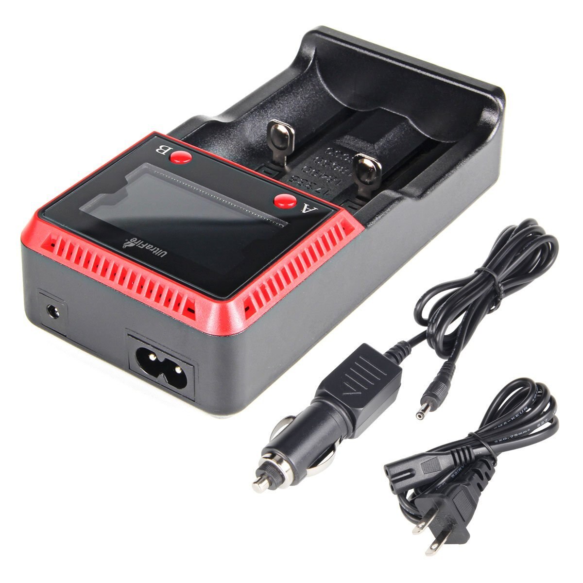 Universal Battery Charger H2 Portable Travel Speedy Smart Charger LCD Display Charger for Rechargeable Batteries