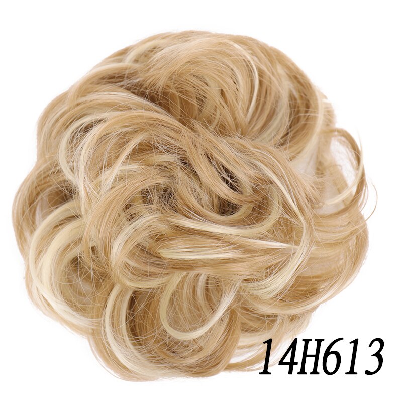 Xuanguang Rommelig Haarstukjes Voor Vrouwen Knot Elastische Chouchou Bun Opgestoken Donut Krullend Haar Touw: 14H613