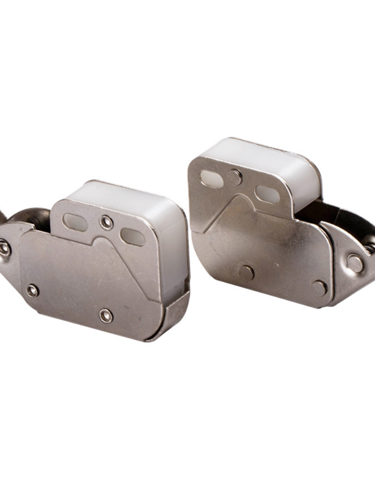 Elephant Trunk Lock Wardrobe Cabinet Door Mini Hook Lock Invisible Cabinet Door Rebound Self-locking Device Elephant Trunk Lock